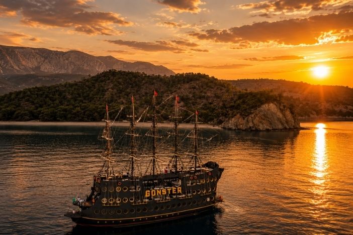 Kemer Gonster Günbatımı Tekne Turu