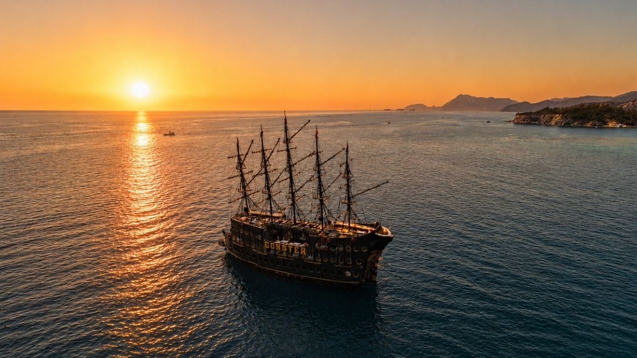 Antalya Gonster Günbatımı Tekne Turu